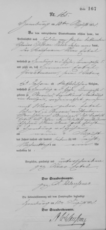 Todesurkunde Hermann Ertel Todesurkunde Hermann Ertel